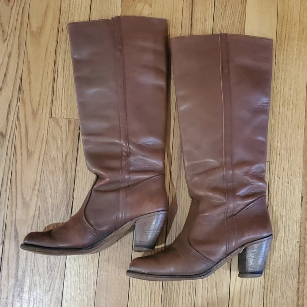 Vintage Dexter Campus Knee high Boots 7 1/2M - Picture 2 of 9